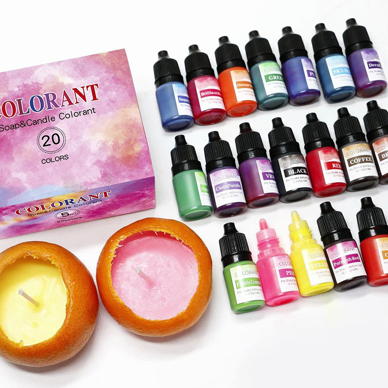 Resin Craft Kit - 20 Colors Candle Dyes Pigment Set