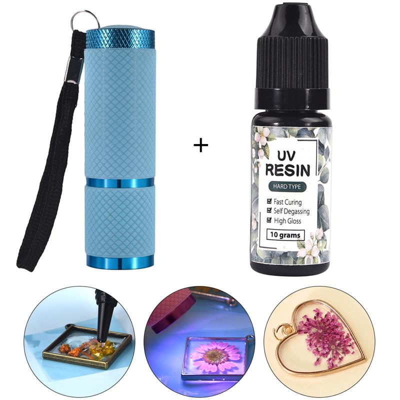 10G 25G Nhựa Chống UV DIY Nhan - đánh giá và giá Epoxy Uv Resin Kit