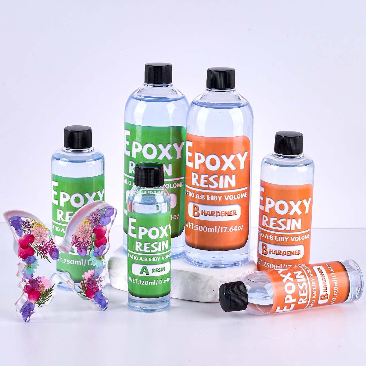1:1 Ratio Epoxy Resin Kit Anti - đánh giá và giá Resin Jewelry Kit