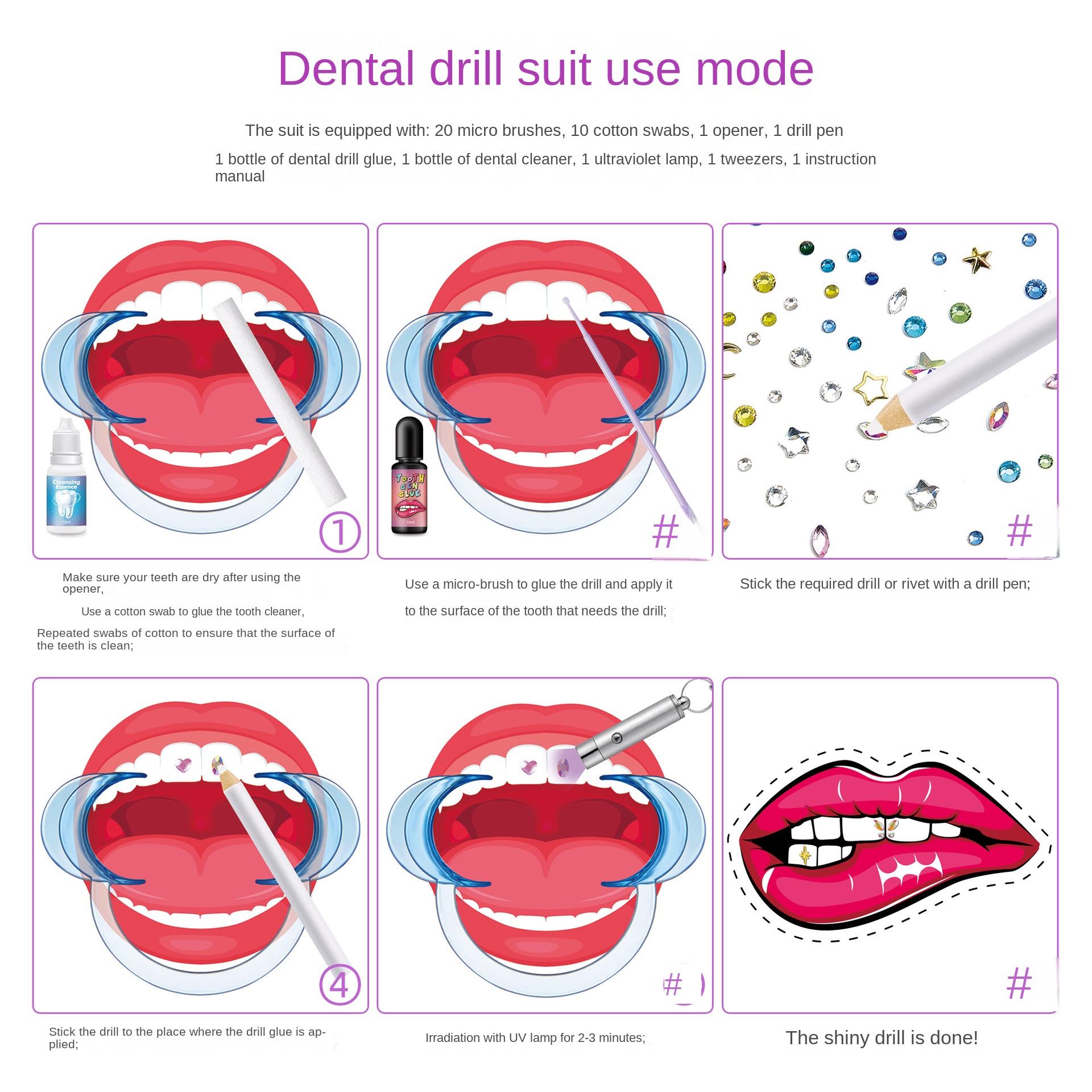 DIY Tooth Gem Kit Jewelry Gems - đánh giá và giá Resin Jewelry Kit