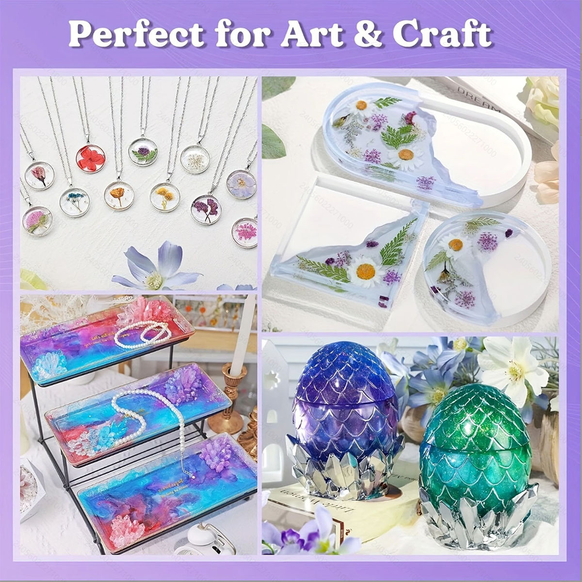 125ml/250ml Crystal Clear Cast - đánh giá và giá Resin Jewelry Kit