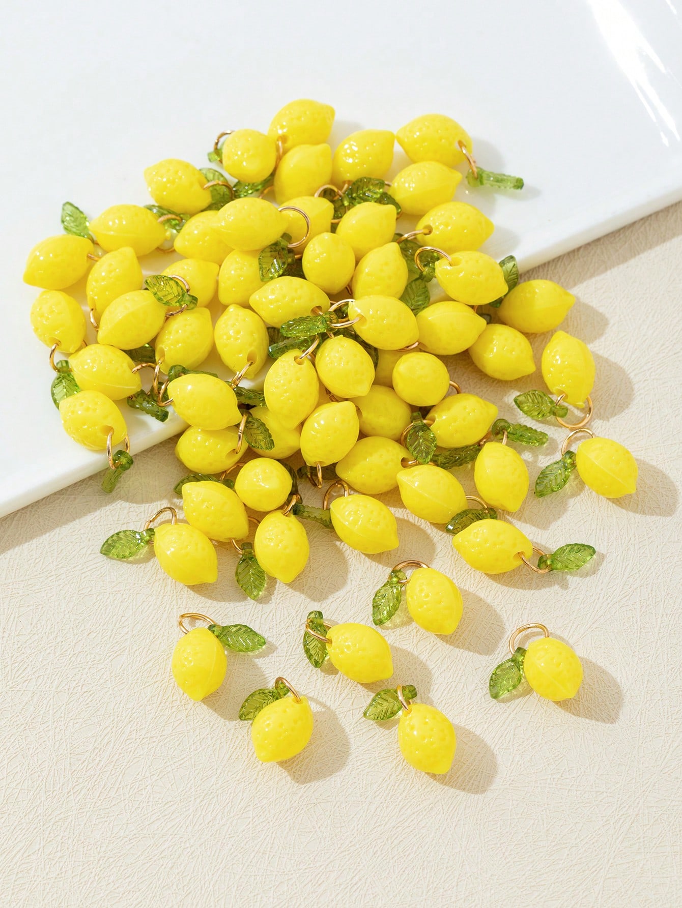10Pcs 3D Lemon Resin Charms Pe - đánh giá và giá Resin Craft Material