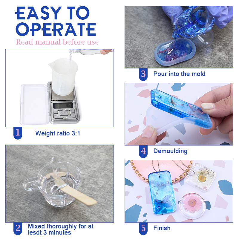 Epoxy Resin Kit Crystal Clear  - đánh giá và giá Mixing Cup Silicone