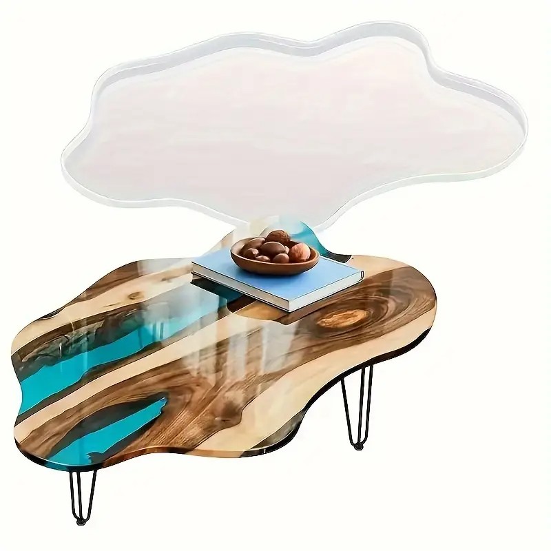 Large 61cm Irregular tray epox - đánh giá và giá Resin Ocean Wave Mold