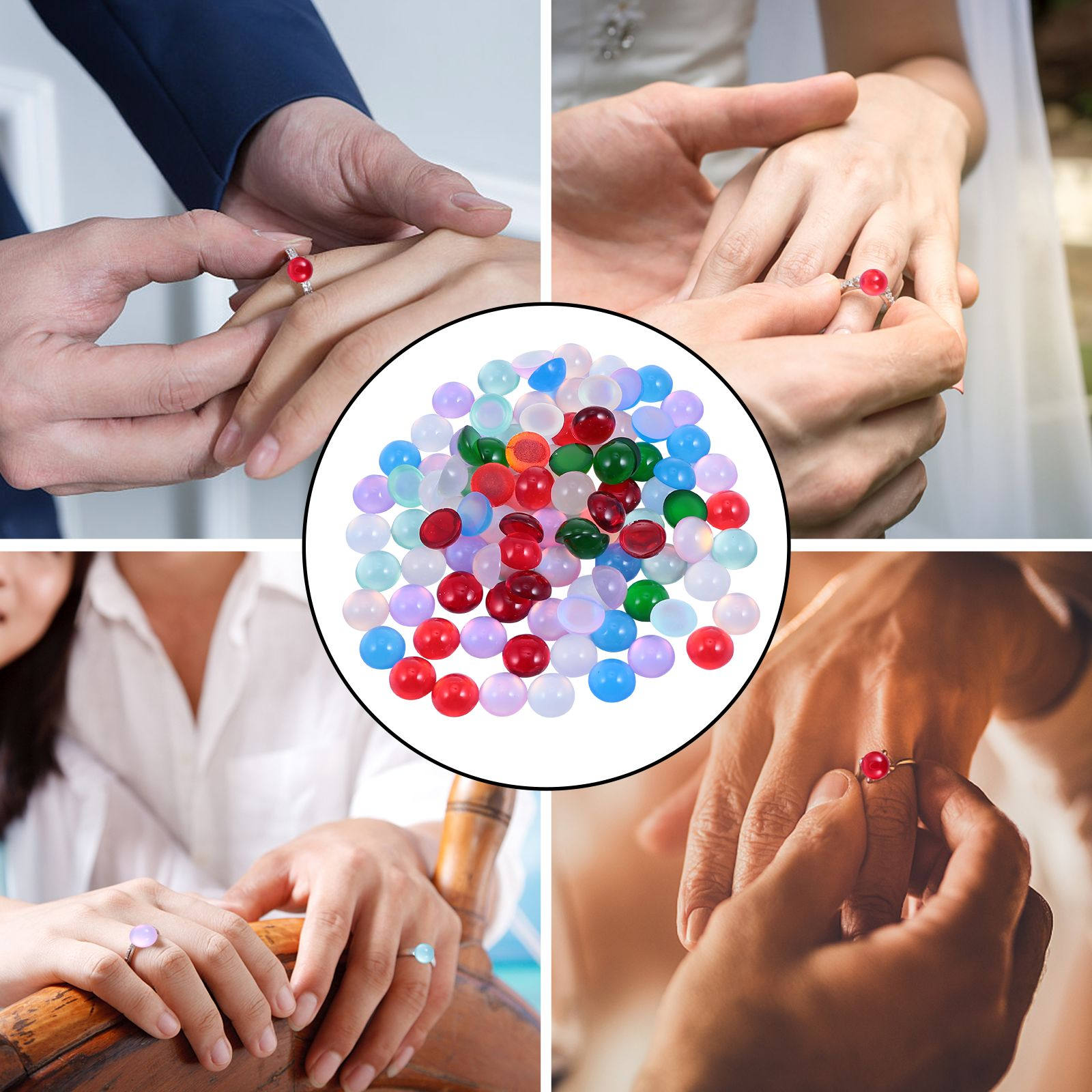 100Pcs Excellent Imitation Opa - đánh giá và giá Resin Craft Material
