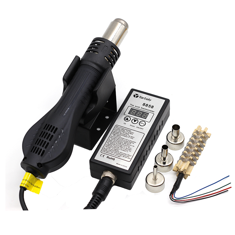 Soldering Station 8858 Portabl - đánh giá và giá Heat Gun Small