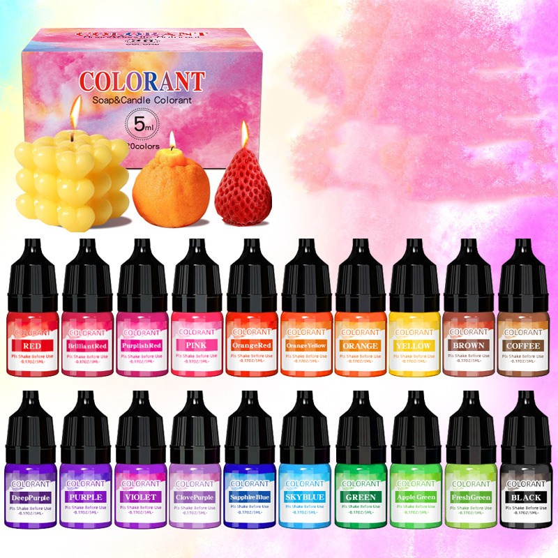 20 Colors Candle Dyes Pigment  - đánh giá và giá Resin Craft Kit