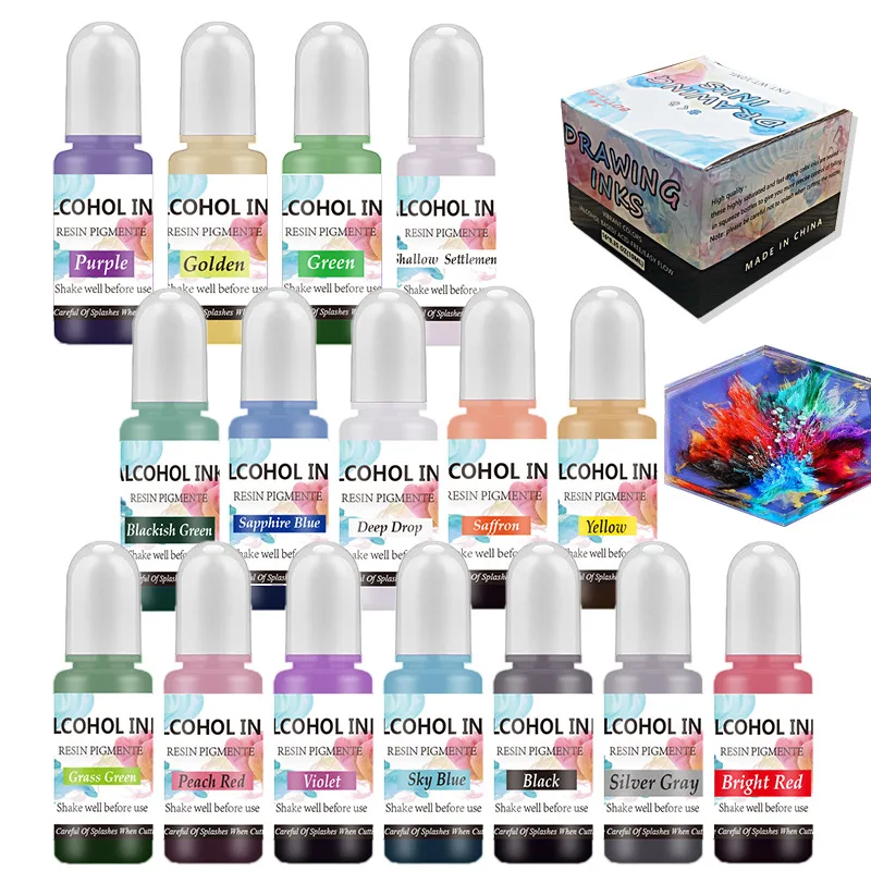 Color Pigment Set For Epoxy Re - đánh giá và giá Epoxy Uv Resin Kit