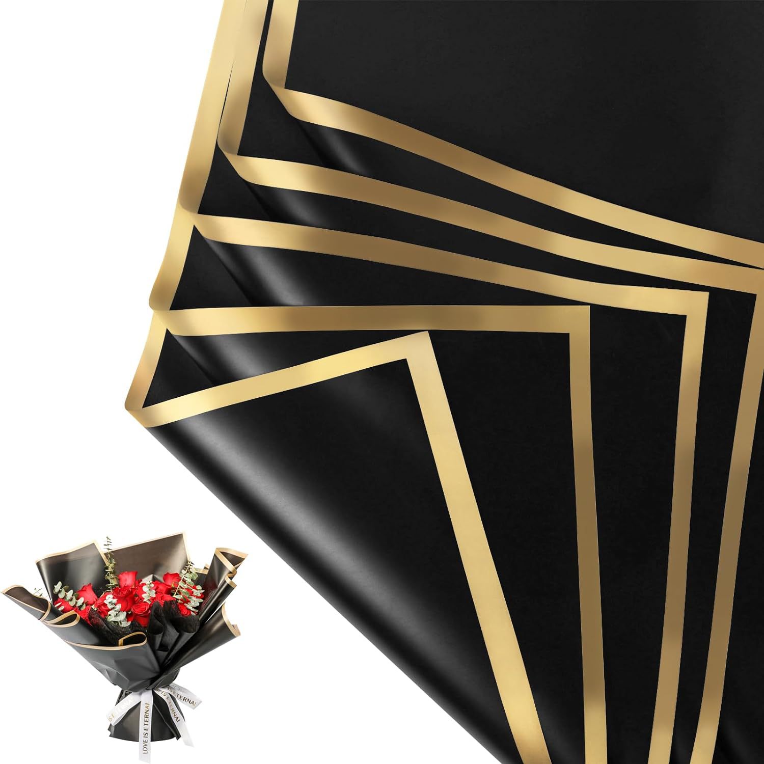 20 Sheets Gold Edge Waterproof - đánh giá và giá Gold Foil Flakes