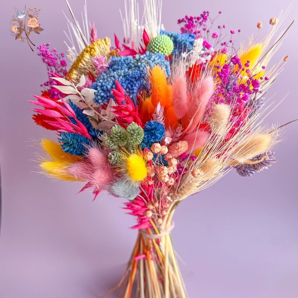 Colorful Dried Flowers Wedding - đánh giá và giá Dried Flower Bulk