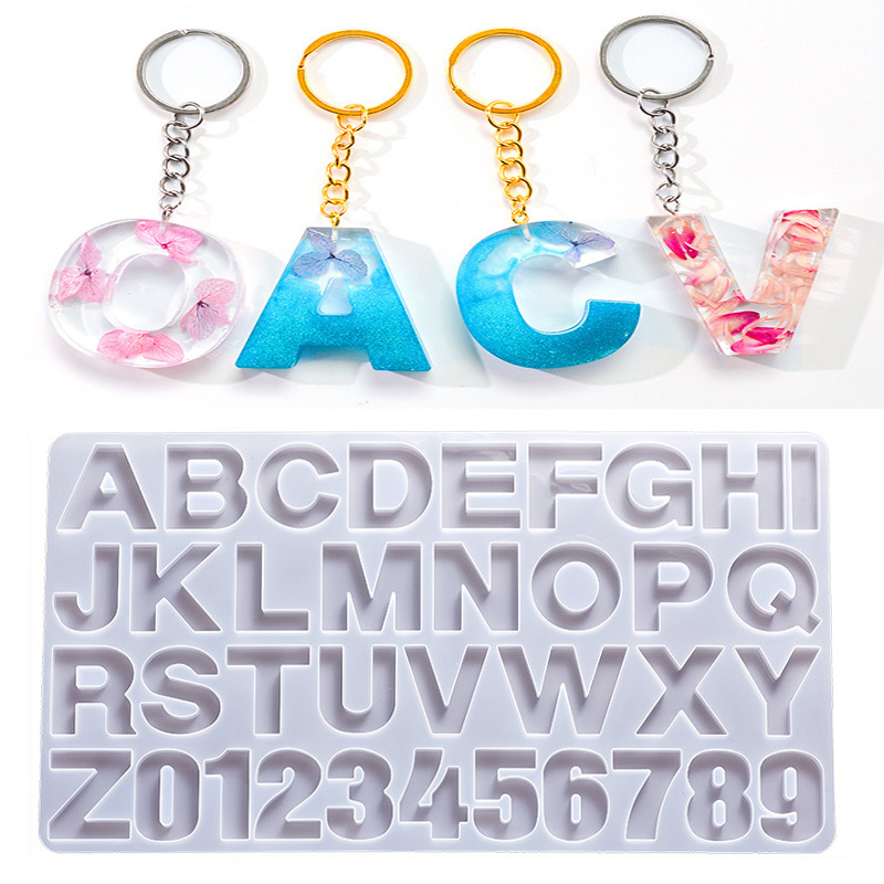 Alphabet Epoxy Resin Silicone  - đánh giá và giá Gold Foil Flakes