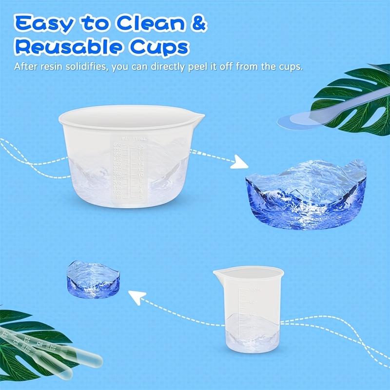 Silicone Resin Mixing Measurin - đánh giá và giá Mixing Cup Silicone