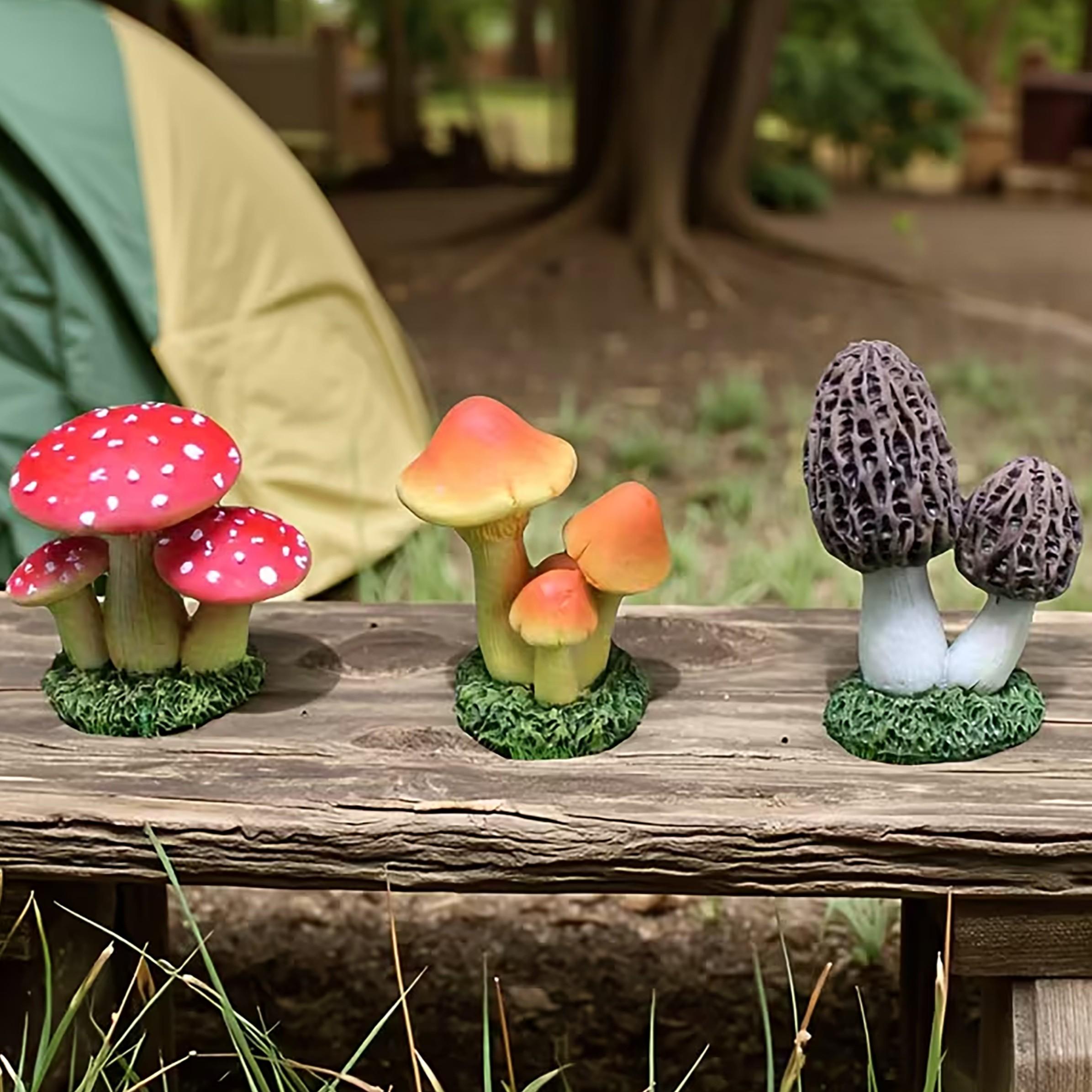 1 Set of 3pcs Artificial Mushr - đánh giá và giá Terrarium Moss Art