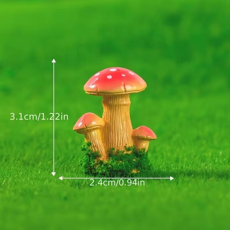 1 Set of 3pcs Artificial Mushr - đánh giá và giá Terrarium Moss Art