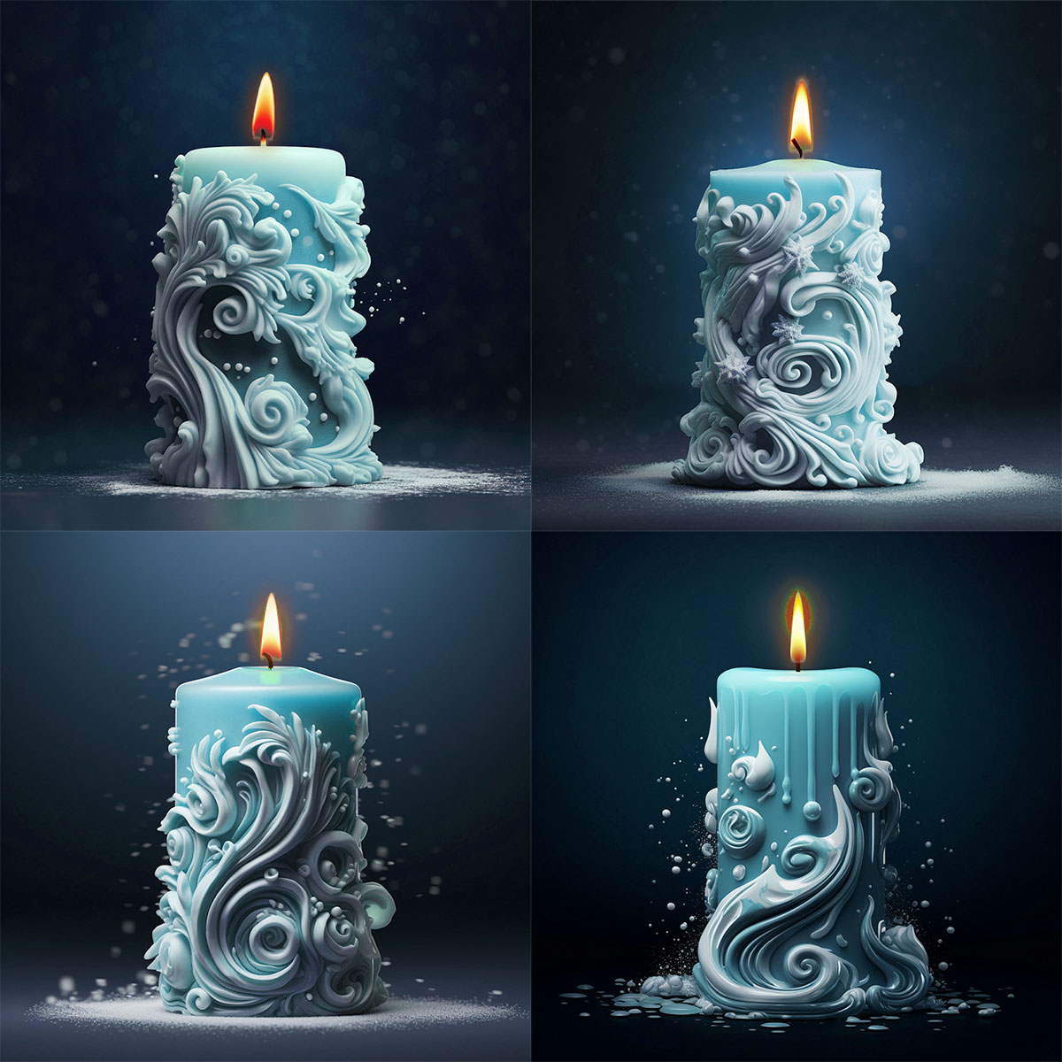 geometry Carved Cylindrical Si - đánh giá và giá Resin Ocean Wave Mold