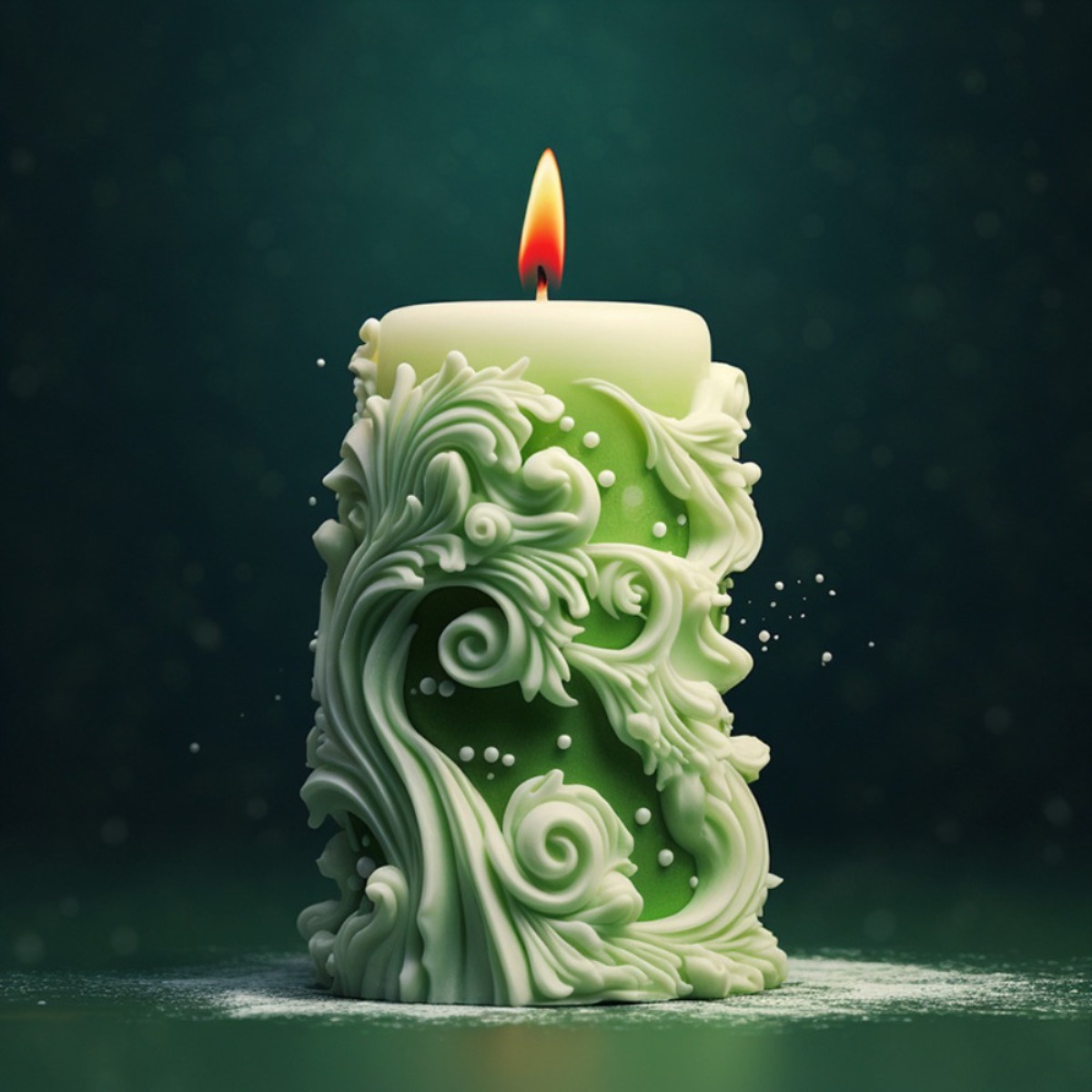 geometry Carved Cylindrical Si - đánh giá và giá Resin Ocean Wave Mold