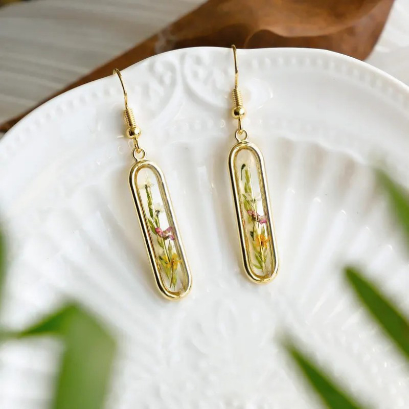 Unique Purple Lavender Earring - đánh giá và giá Dried Flower Bulk