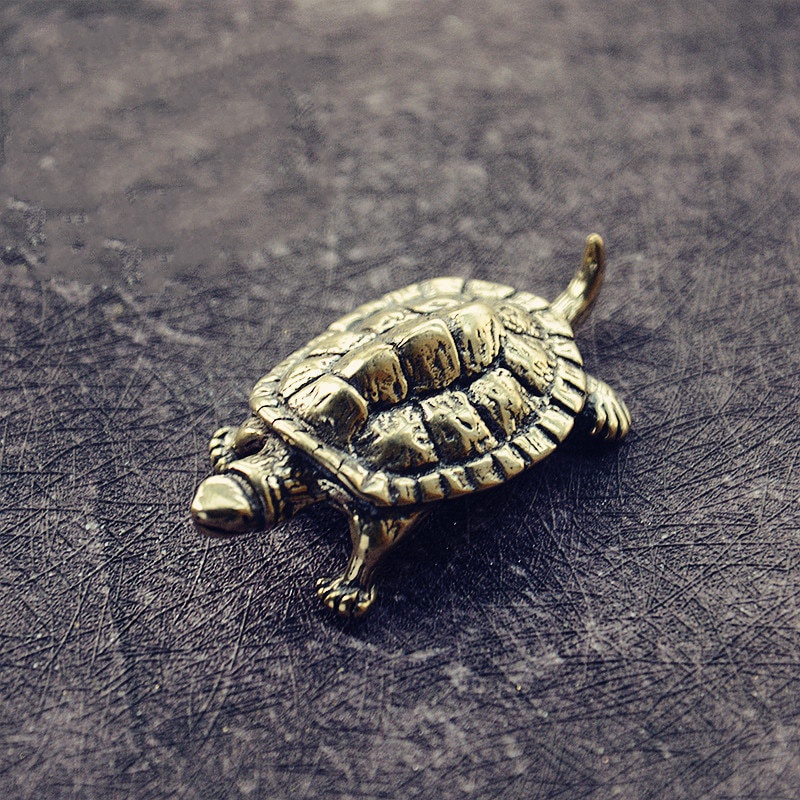 Retro Brass Tortoise Ornament  - đánh giá và giá Resin Craft Material