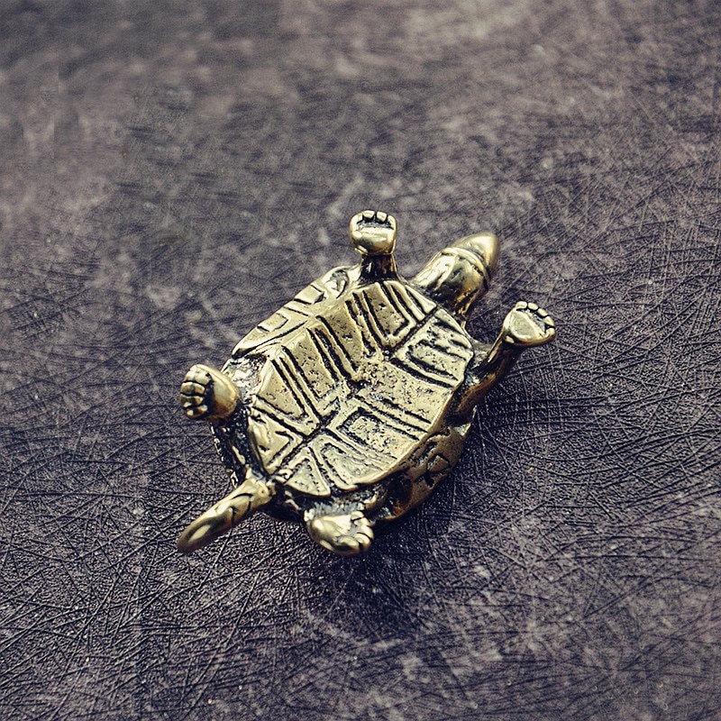 Retro Brass Tortoise Ornament  - đánh giá và giá Resin Craft Material