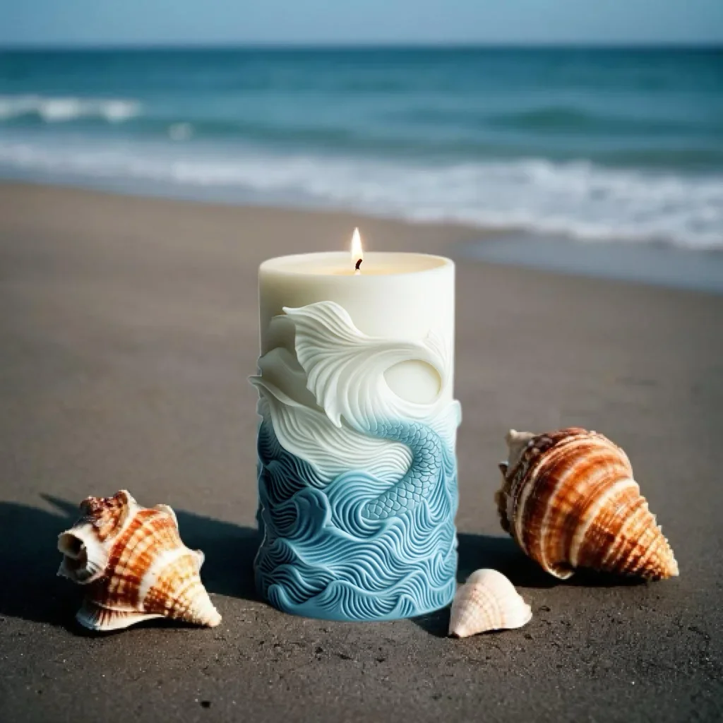 DIY ocean wave foam cylindrica - đánh giá và giá Resin Ocean Wave Mold