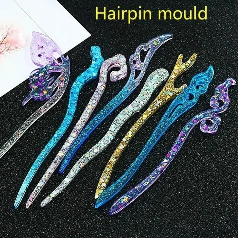 New Transparent Hairpin Silico - đánh giá và giá Resin Craft Material
