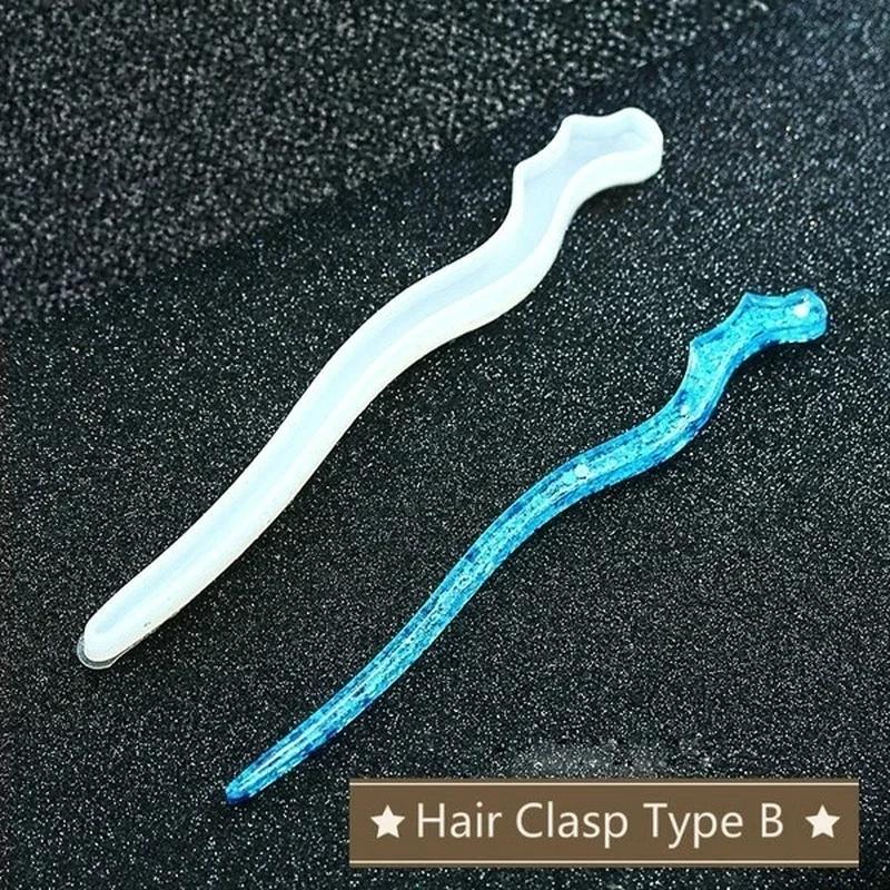 New Transparent Hairpin Silico - đánh giá và giá Resin Craft Material