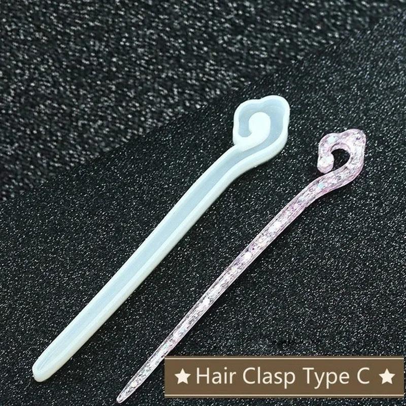 New Transparent Hairpin Silico - đánh giá và giá Resin Craft Material