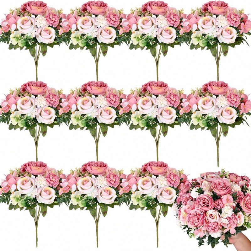 32cm Silk Artificial Rose Bouq - đánh giá và giá Dried Flower Bulk