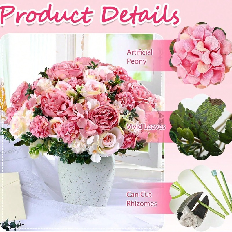 32cm Silk Artificial Rose Bouq - đánh giá và giá Dried Flower Bulk