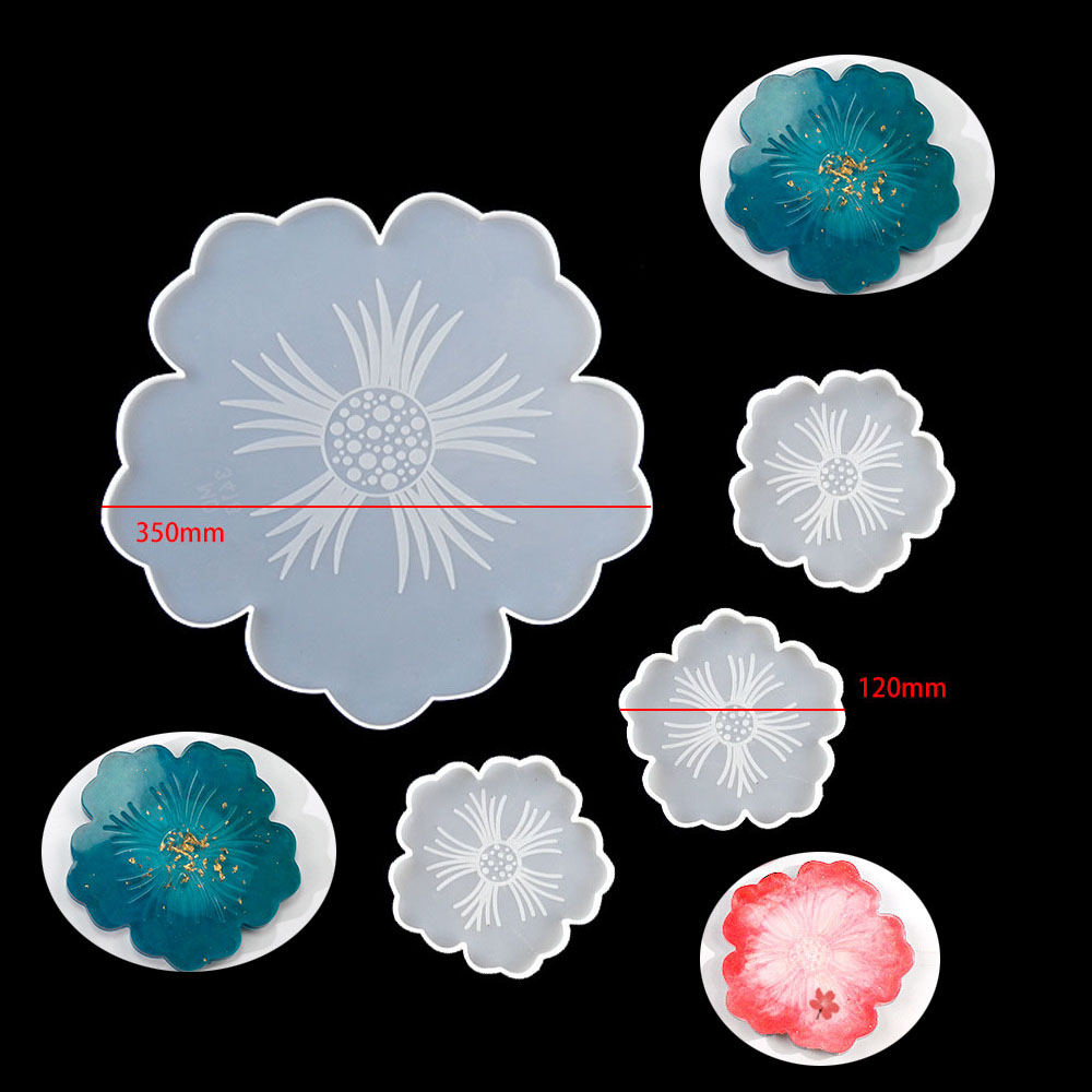 Large Flower Plate Pad Silicon - đánh giá và giá Epoxy Uv Resin Kit