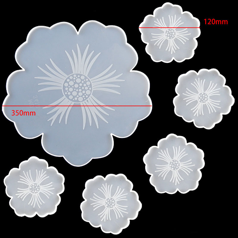 Large Flower Plate Pad Silicon - đánh giá và giá Epoxy Uv Resin Kit