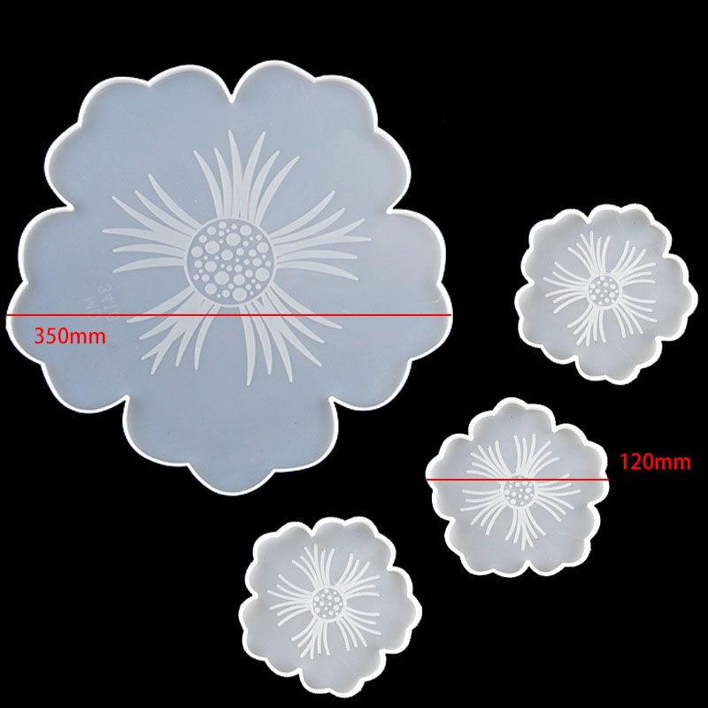 Large Flower Plate Pad Silicon - đánh giá và giá Epoxy Uv Resin Kit