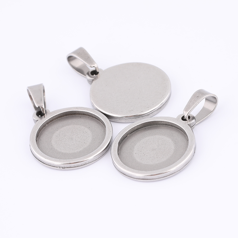 10pcs 15mm Round Cabochon Base - đánh giá và giá Bezels Set Pendant