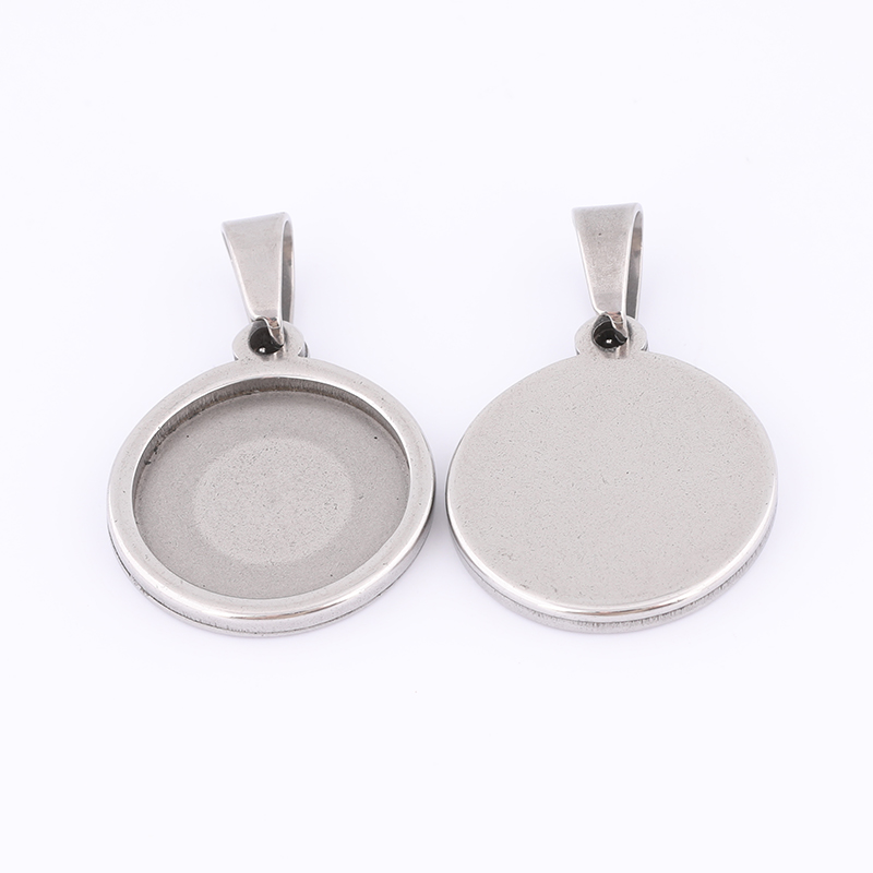 10pcs 15mm Round Cabochon Base - đánh giá và giá Bezels Set Pendant