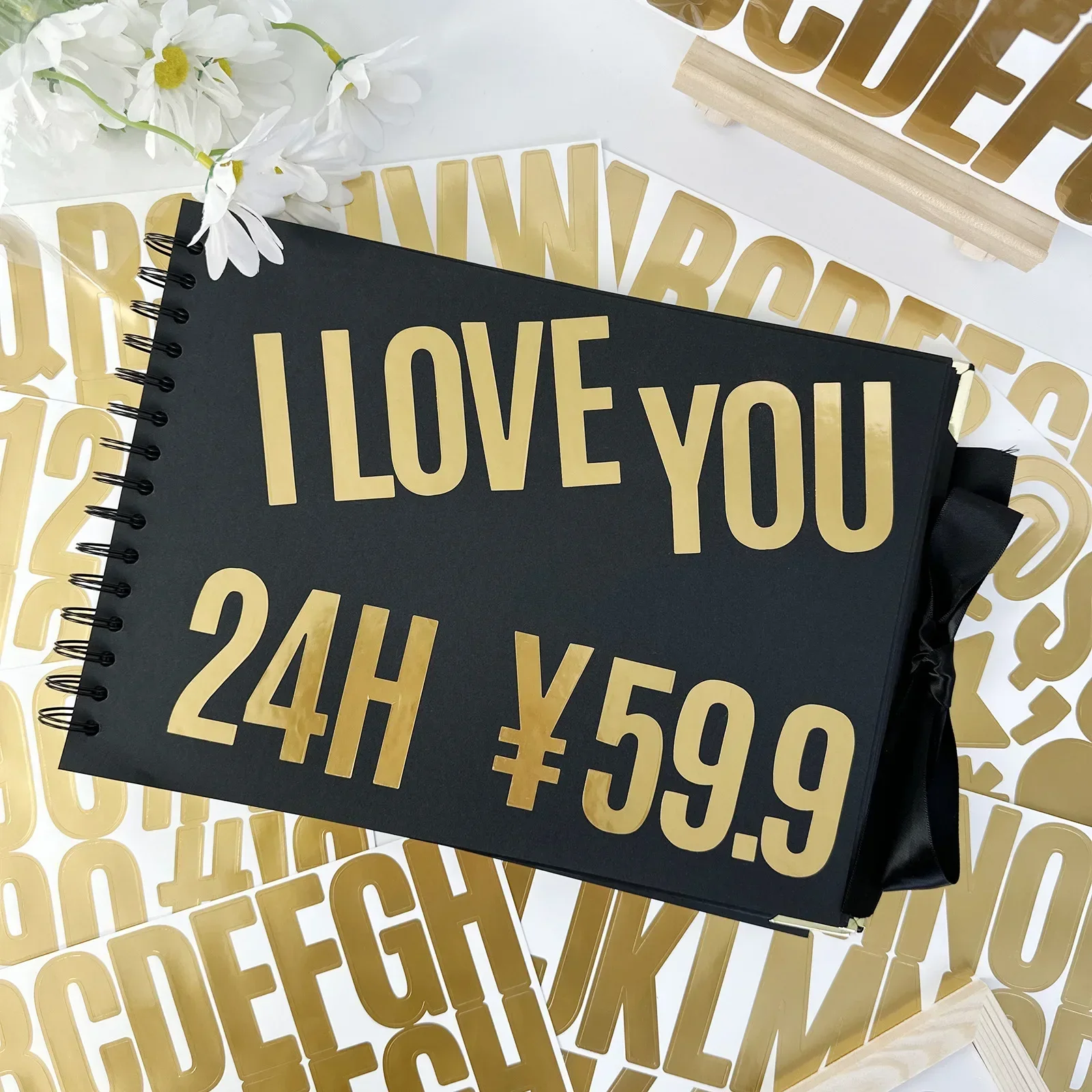 100 Pcs 6 Sheets Gold Letter S - đánh giá và giá Gold Foil Flakes