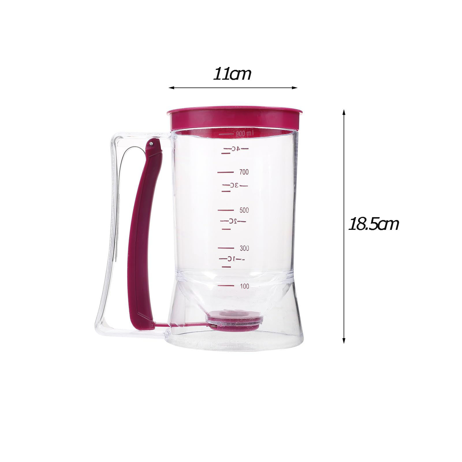 900ml Batter Dispenser Cupcake - đánh giá và giá Mixing Cup Silicone