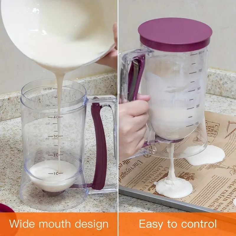 900ml Batter Dispenser Cupcake - đánh giá và giá Mixing Cup Silicone