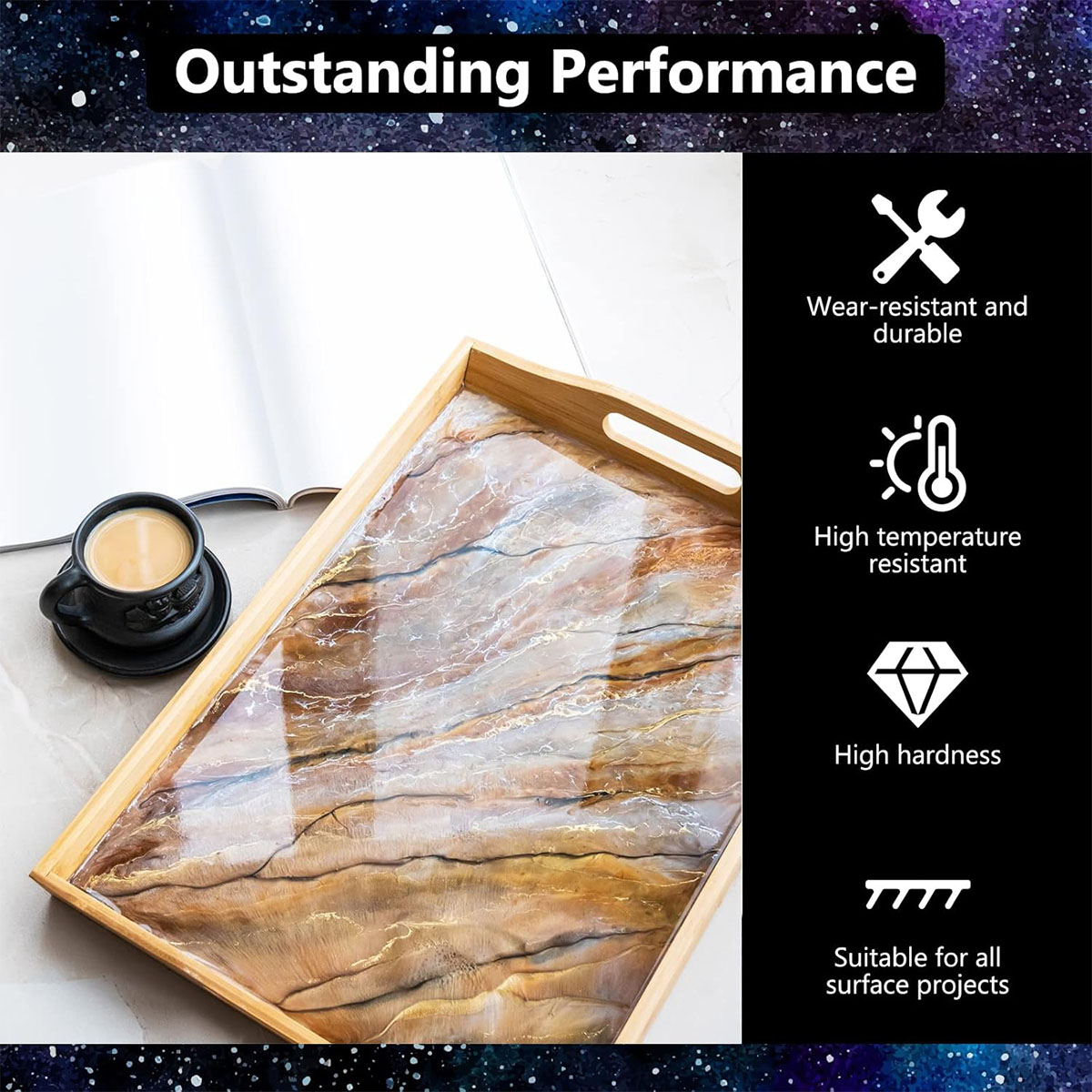 1000ml Crystal Clear Epoxy Res - đánh giá và giá Resin Jewelry Kit