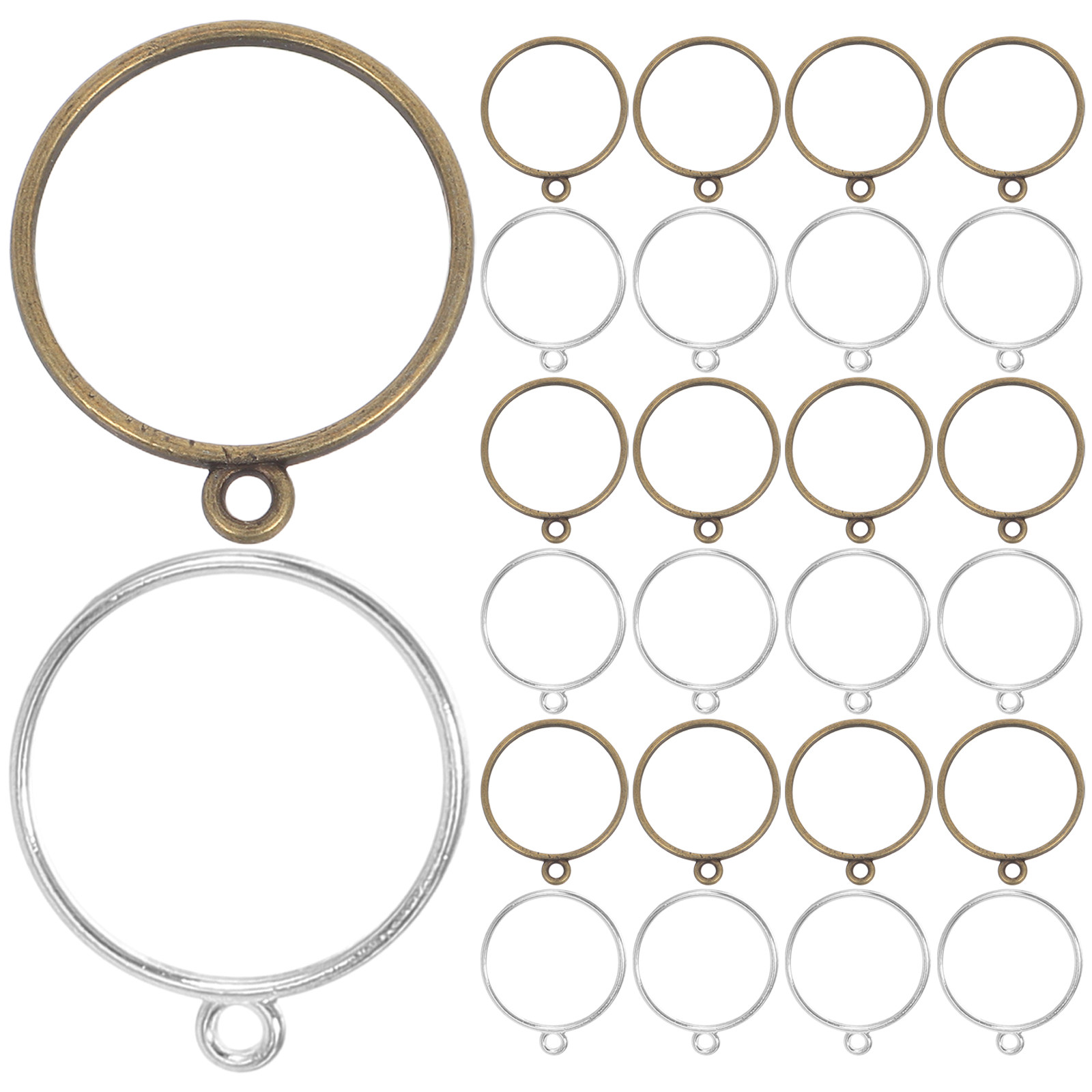 60Pcs Round Resin Bezel Charms - đánh giá và giá Epoxy Uv Resin Kit